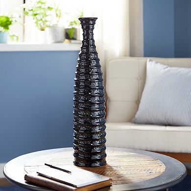 Stella & Eve Black Stoneware Vase