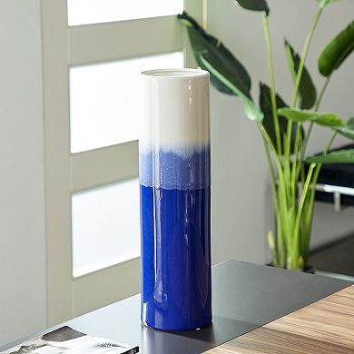 Stella & Eve Ombre Blue Vase Floor Decor