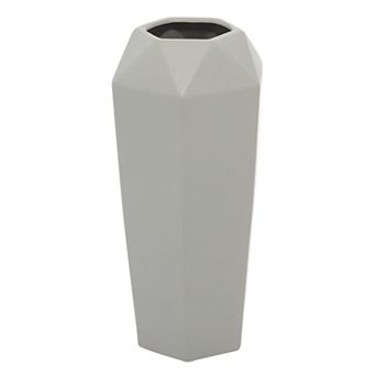 Stella & Eve Geometric Matte Vase Floor Decor
