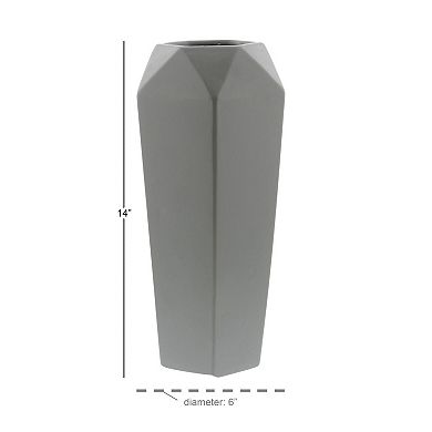 Stella & Eve Geometric Matte Vase Floor Decor
