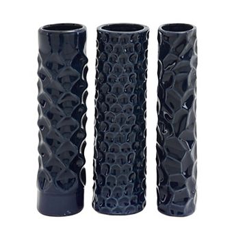 Stella & Eve Textured Vase Table Decor 3 pc Set