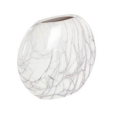 Stella & Eve Marble Finish Vase Table Decor 3-piece Set