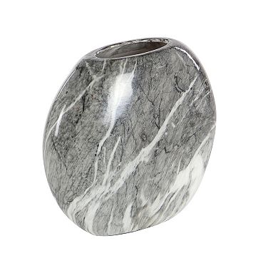 Stella & Eve Marble Finish Vase Table Decor 3-piece Set