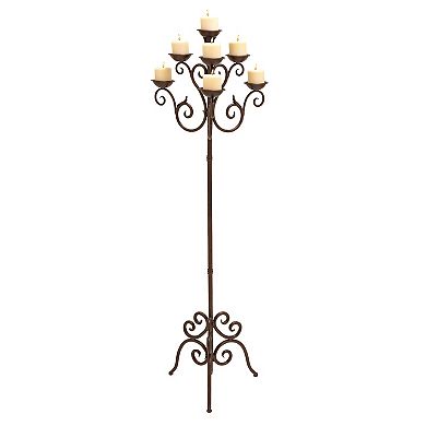 Stella & Eve Brown Iron Candle Holder