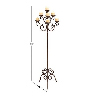 Stella & Eve Brown Iron Candle Holder