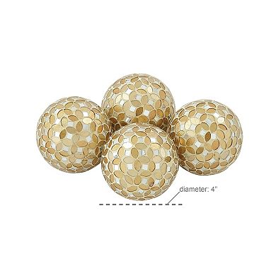 Stella & Eve Decorative Ball 4-Piece Set