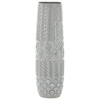 Stella & Eve Gray Stoneware Vase
