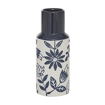 Stella & Eve Modern Blue Ceramic Vase
