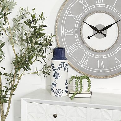 Stella & Eve Modern Blue Ceramic Vase