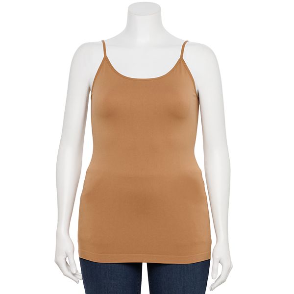 Plus Size Nine West Essential Seamless Reversible Cami