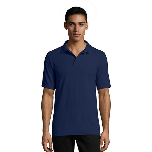 Hanes Men's X-Temp Short Sleeve Pique Polo Shirt 