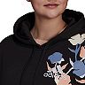 Plus Size adidas Floral Graphic Hoodie