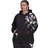 Plus Size adidas Floral Graphic Hoodie