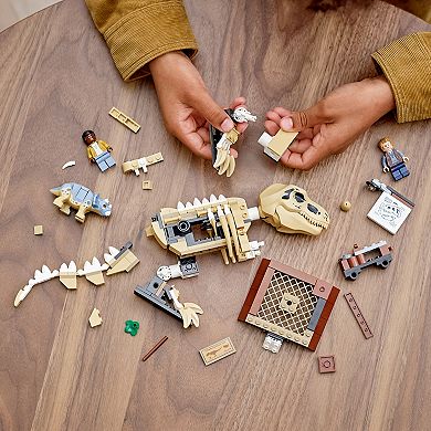LEGO Jurassic World T. rex Dinosaur Fossil Exhibition 76940 Building Kit (198 Pieces)
