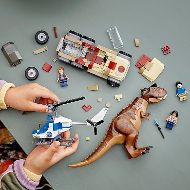 LEGO Jurassic World Carnotaurus Dinosaur Chase 76941 Building Kit (240 Pieces)