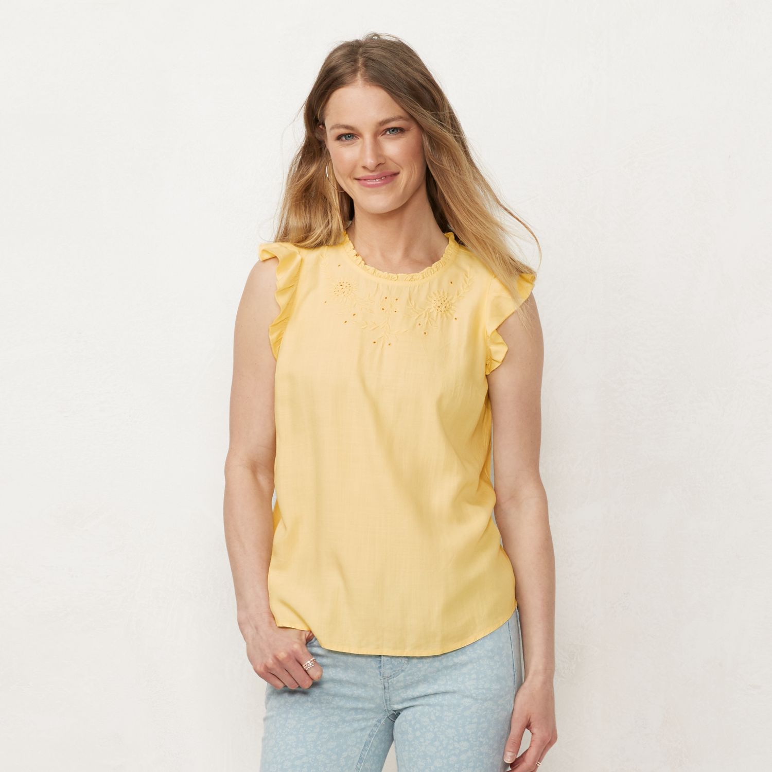 lauren conrad yellow top