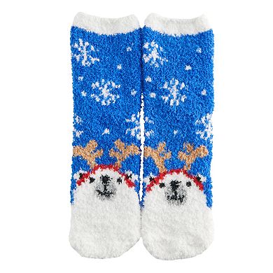 Women's Novelty Holiday Slipper Socks