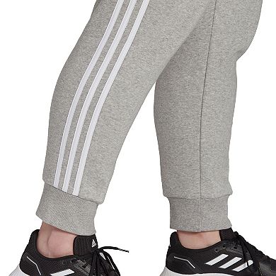 Plus Size adidas 3-Stripe Fleece Joggers