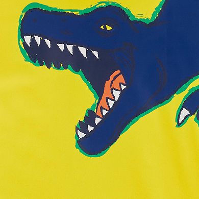 Toddler Boy Carter's Dinosaur Rash Guard Top & Swim Shorts Set