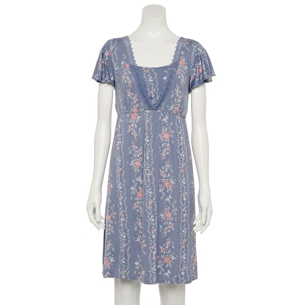 nursing nightgown kohls