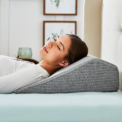 Serta® Wedge Pillow With Antimicrobial Cover