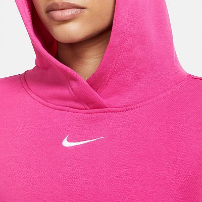 Women s Nike Sportswear Oversized Fleece Crop Hoodie