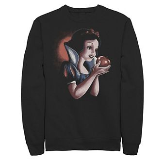 Disney's Snow White Distressed Apple Portrait Men's Sweatshirt