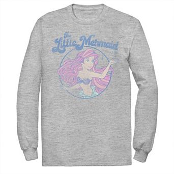 Disney's The Little Mermaid Ariel Men's Distressed Circle Portrait Tee
