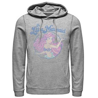 Disney's The Little Mermaid Ariel Distressed Circle Portrait Men's Hoodie