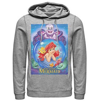 Disney's The Little Mermaid Ariel And Ursula Poster Men's Hoodie