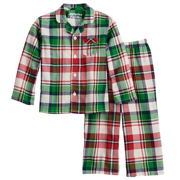 Toddler Boy Jammies For Your Families® Christmas Kitsch Plaid Pajama Set