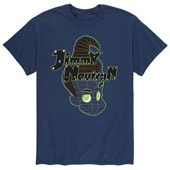 Men's Jimmy Neutron Jimmy Neutron Neon Head Tee