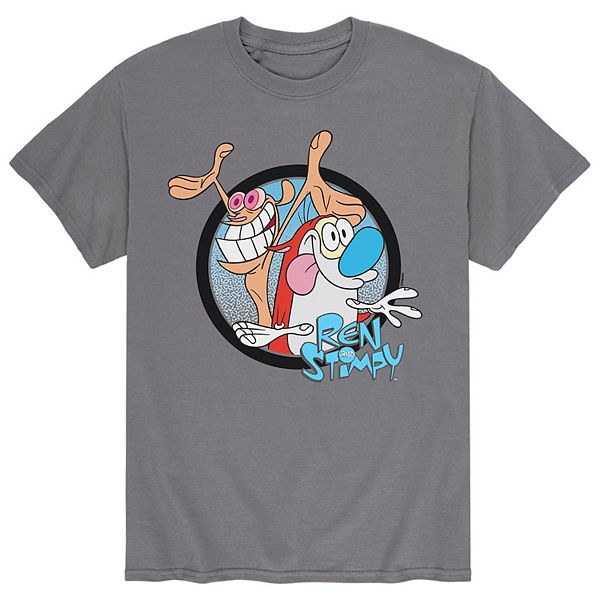 Men's Ren & Stimpy Circle Tee