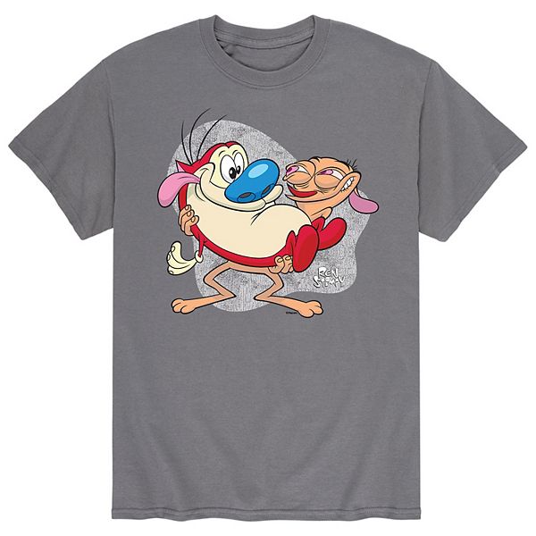 Men's Ren & Stimpy Best Buds Holding Ren Tee