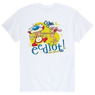 Men's Ren & Stimpy You Eediot Choke Tee