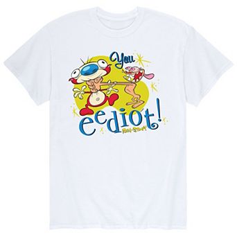 Men's Ren & Stimpy You Eediot Choke Tee