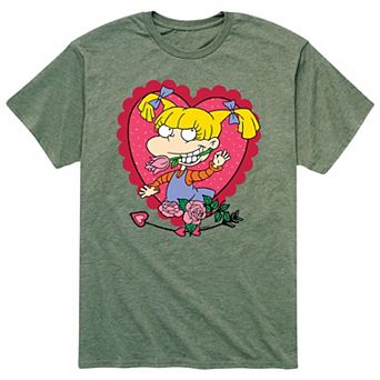 Men's Rugrats Valentines Angelica Heart Tee
