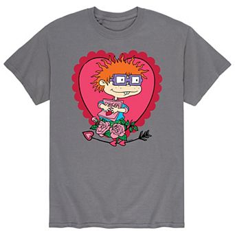 Men's Rugrats Valentines Chuckie Love Tee