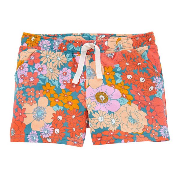 Toddler Girl Carter's Floral Pull-On French Terry Shorts