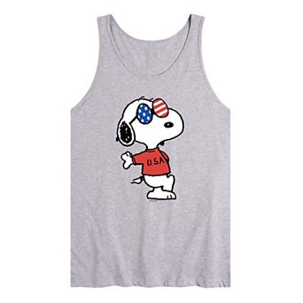 Men's Peanuts Americana Snoopy Cool Tank Top