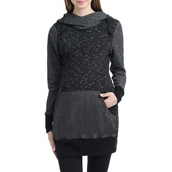 Maternity Pokkori Wrap Collar Hoodie