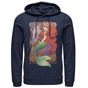 Disney's The Little Mermaid Men's Vintage Portrait Poster Hoodie