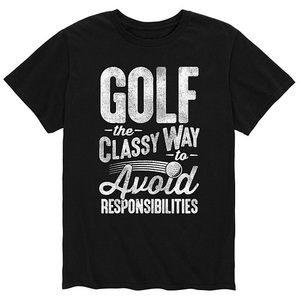 Men's Golf The Classy Way To Avoid People Tee