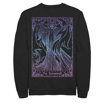 Disney's Sleeping Beauty Maleficent Men's Tarot Poster Sweatshirt