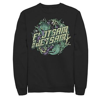 Disney's Little Mermaid Flotsam & Jetsam Seaweed Men's Portrait Logo Sweatshirt