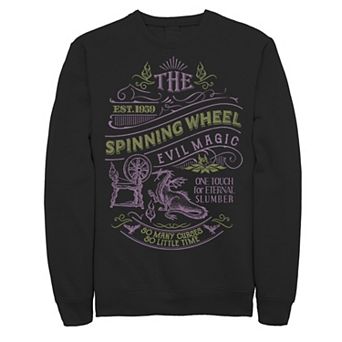 Disney's Sleeping Beauty Men's The Spinning Wheel Poster Sweatshirt