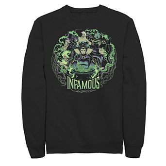 Disney Villains Men's Infamous Evil Group Sweatshirt