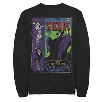 Disney Villains Men's Deliciously Wicked Comic Sweatshirt