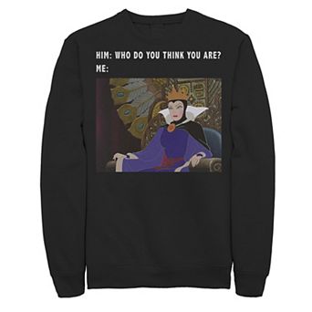 Disney's Snow White and the Seven Dwarfs Evil Queen Men's Meme Sweatshirt