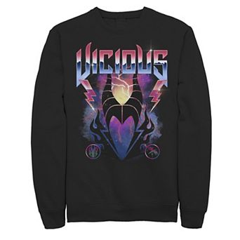 Disney's Sleeping Beauty Maleficent Men's Vicious Rock Portrait Sweatshirt